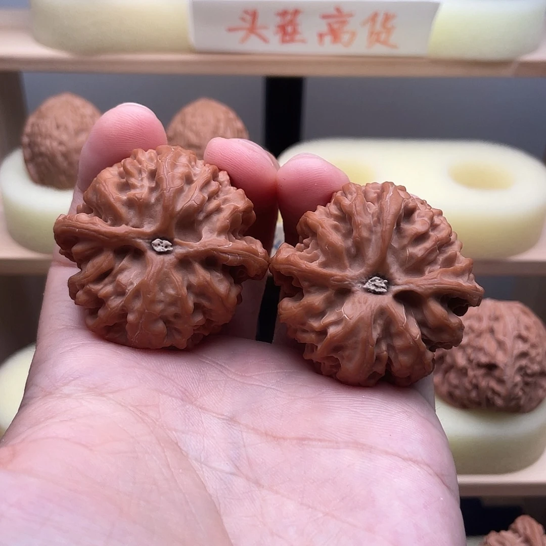 吊坠文玩核桃43全品苹果园精对