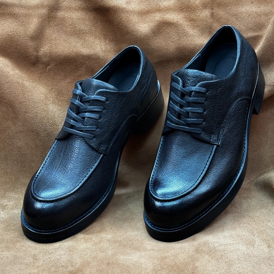 868男士净版造型正装商务皮鞋舒适真牛皮底清仓