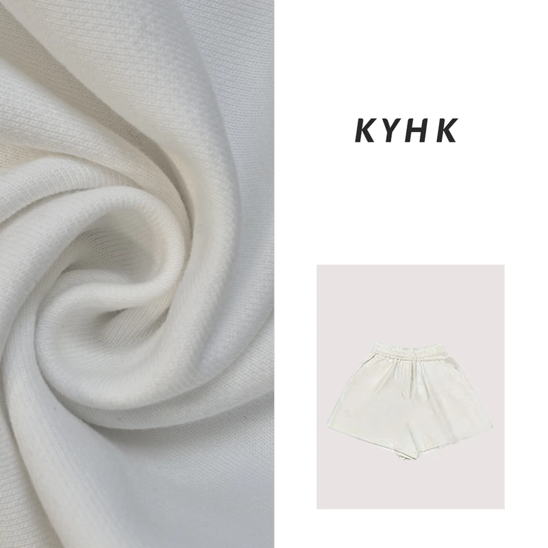 KYHK极简纯色百搭松紧腰休闲短裤240522