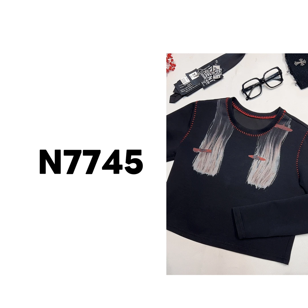 N7745深圳南油小众原CHuang 设计师时尚显瘦潮牌女装