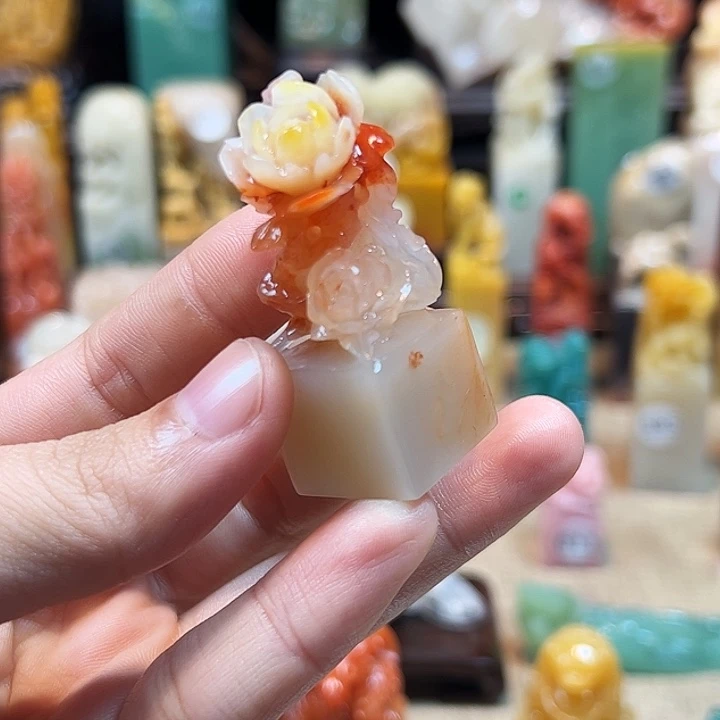 寿山石印石1****2寿山石印章包邮包刻8