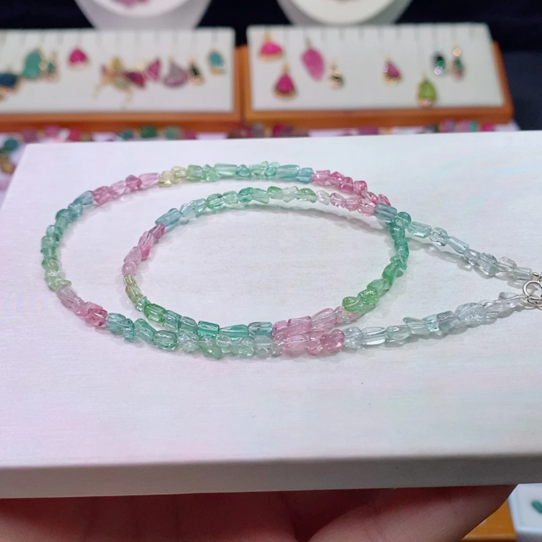 未镶嵌项链碧玺碧玺s