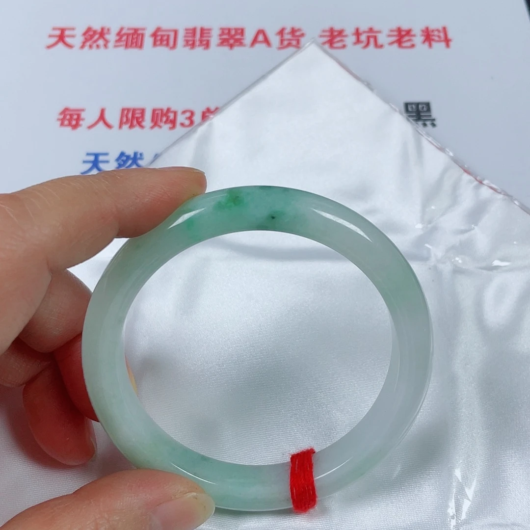 翡翠未镶嵌手镯天然翡翠手镯60.3
