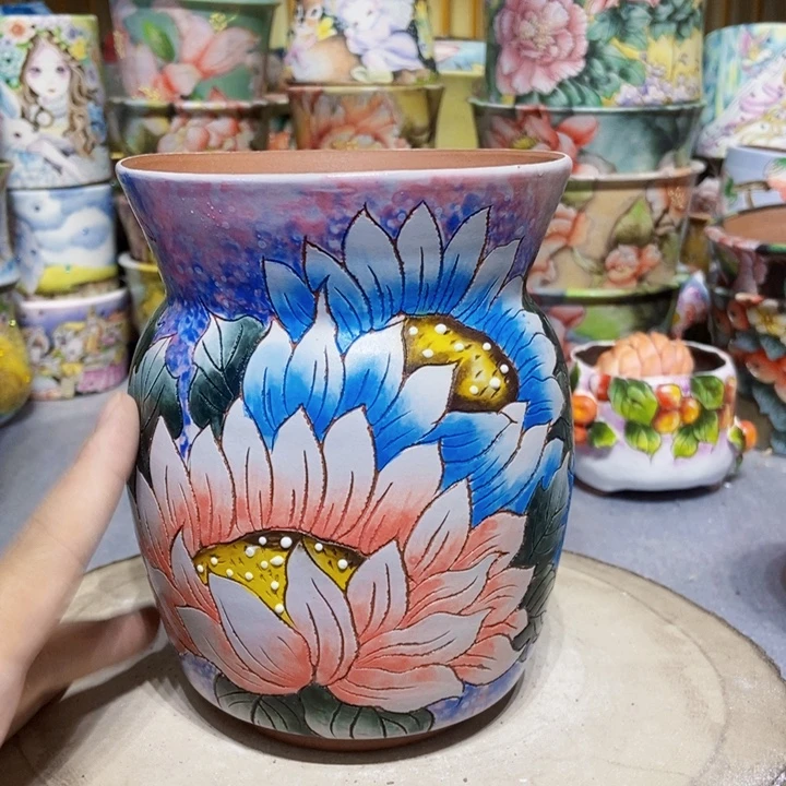 景德镇艺术手绘作品