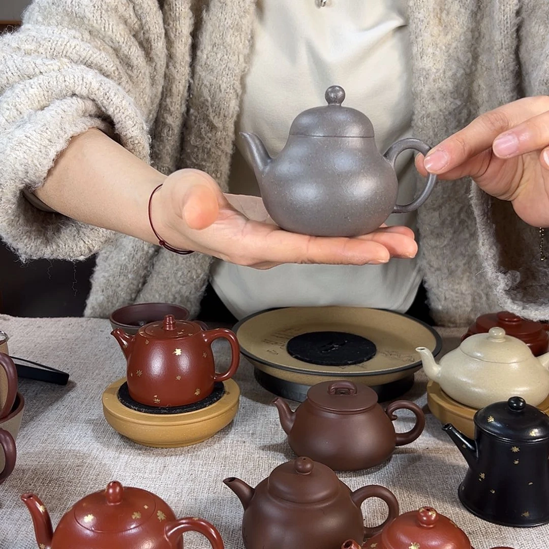 紫砂茶壶雨*梨式 150cc 青灰泥