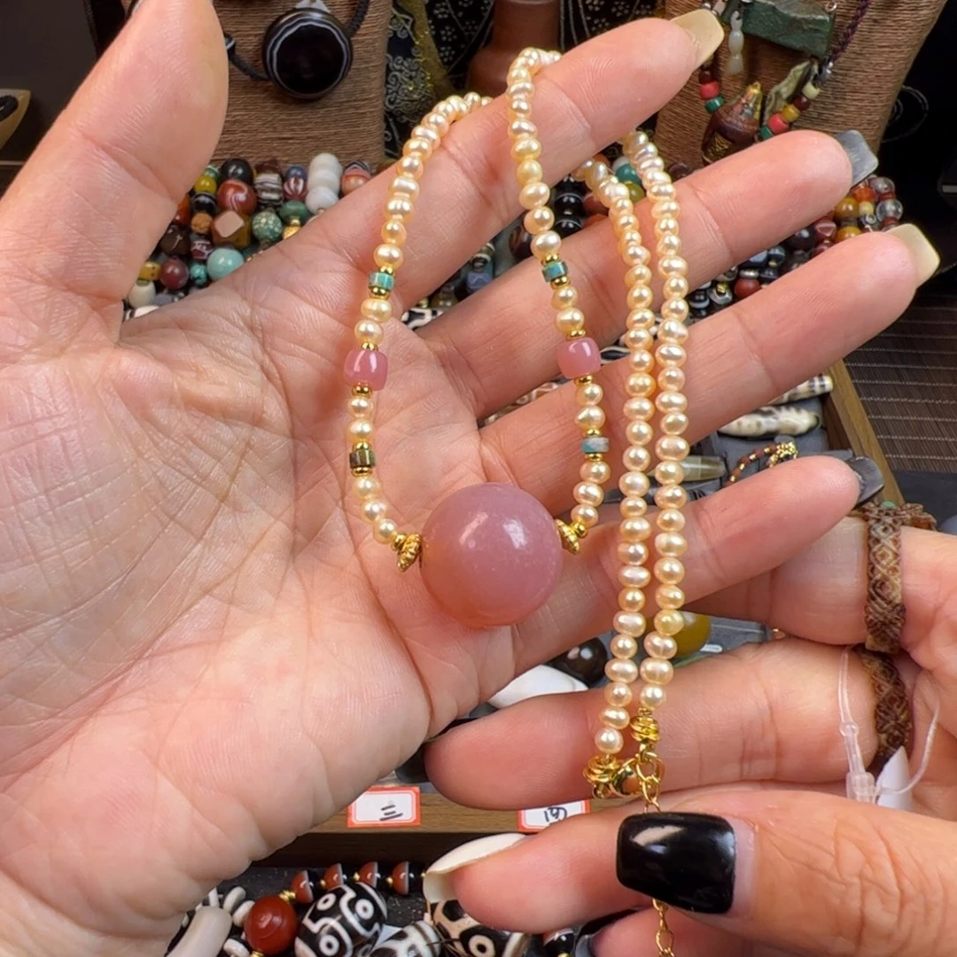 玛瑙/玉髓未镶嵌项链