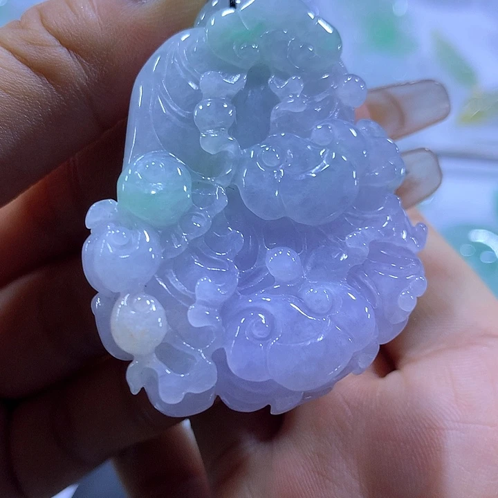 翡翠未镶嵌颈饰天然翡翠A货吊坠