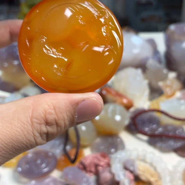 玛瑙/玉髓未镶嵌吊坠(不含链)