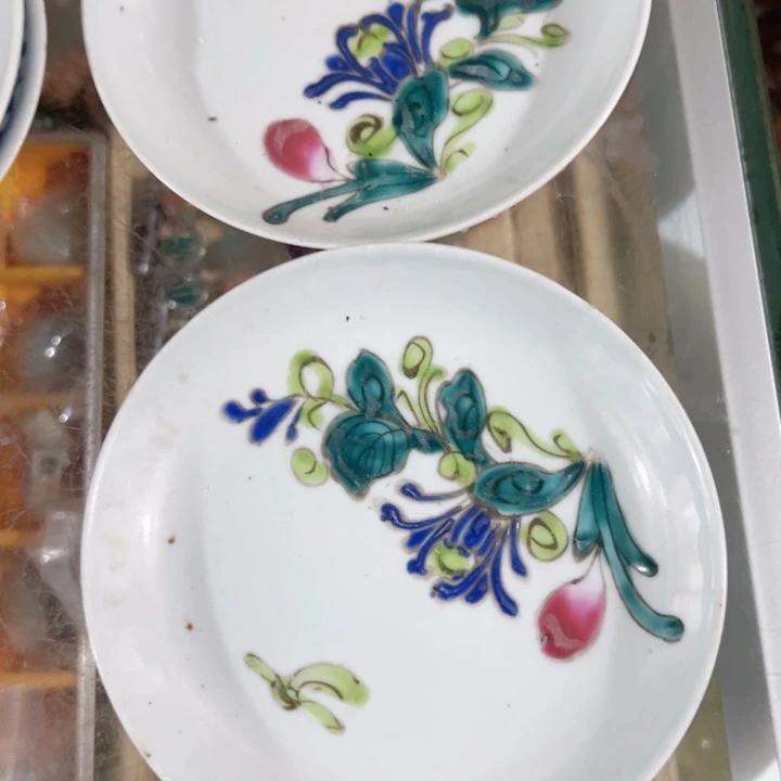 瓷***居老瓷器粉彩瓷器盘全品