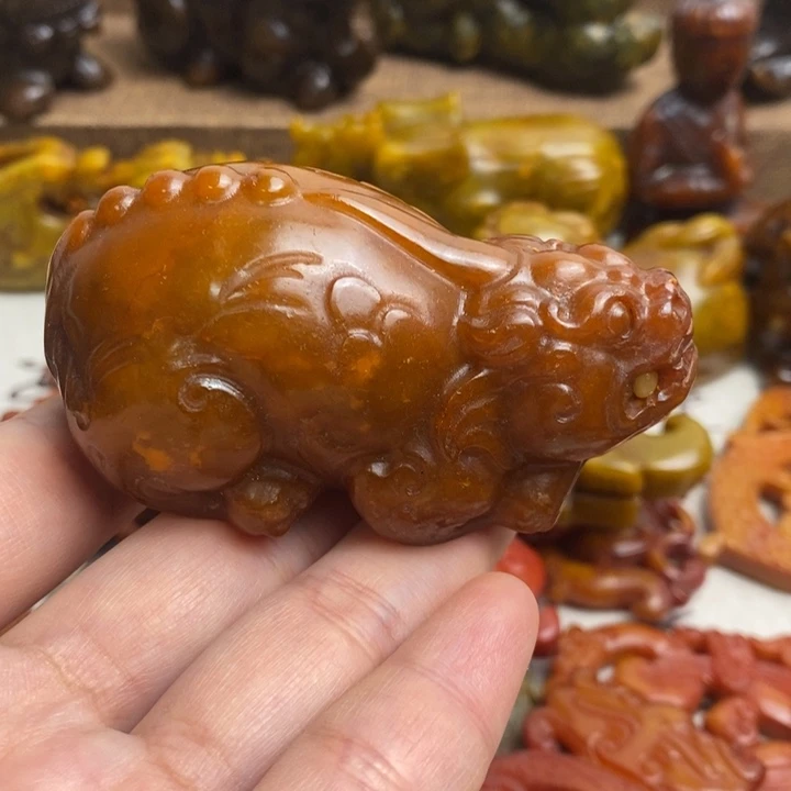 蛇纹石玉未镶嵌颈饰116