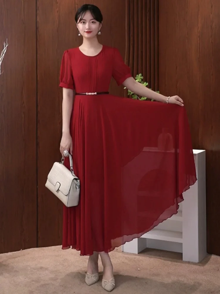 3288连衣裙大码显瘦夏季法式气质