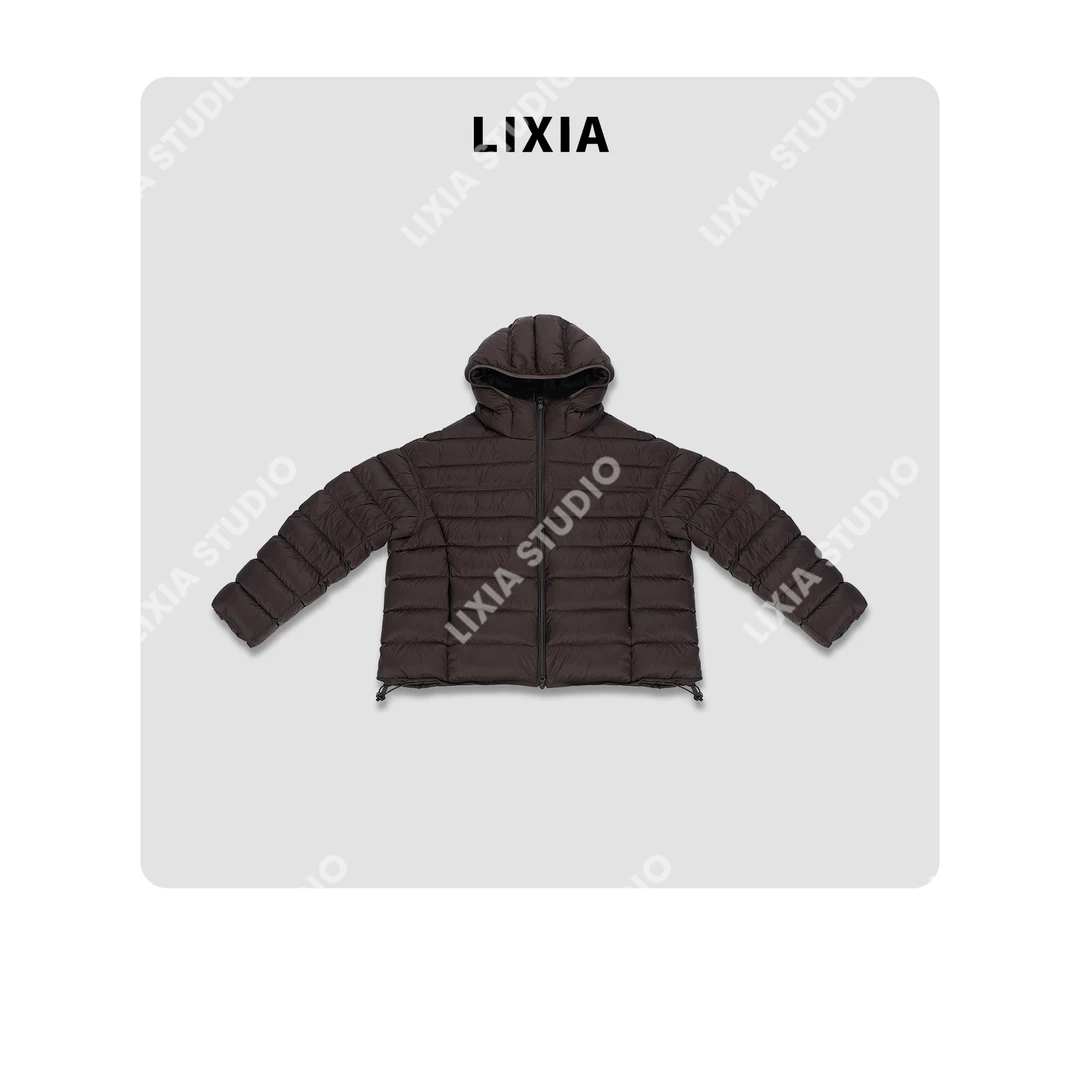 LIXIA【冬日硕果】三防鸭绒极简经典款95白鸭绒羽绒服-D10062