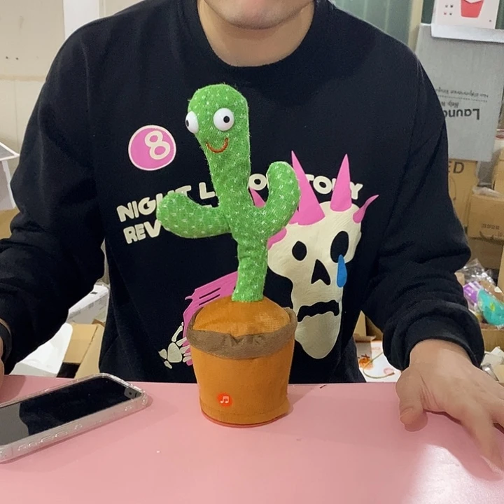 学人说话仙人掌两个