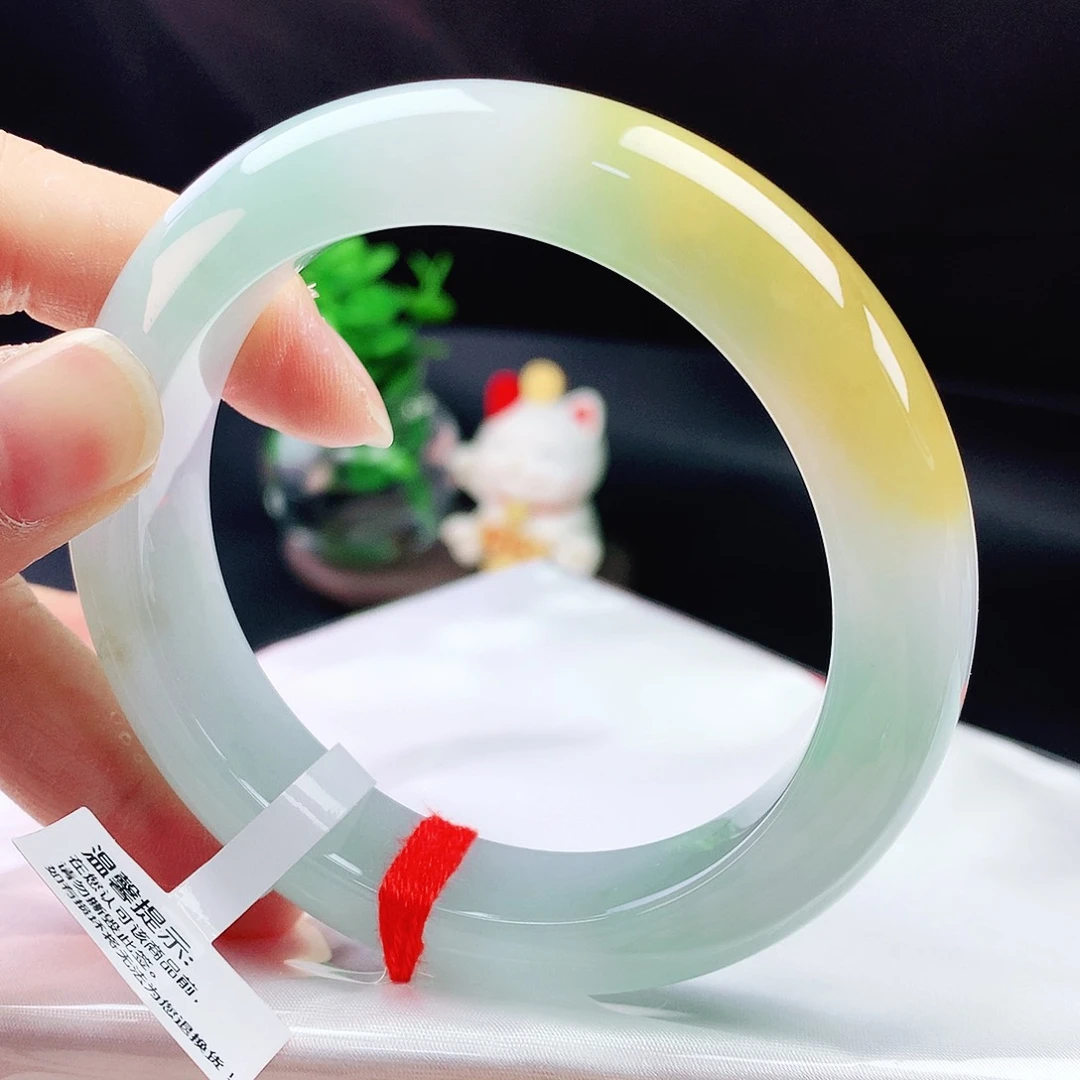 未镶嵌手镯翡翠58圈