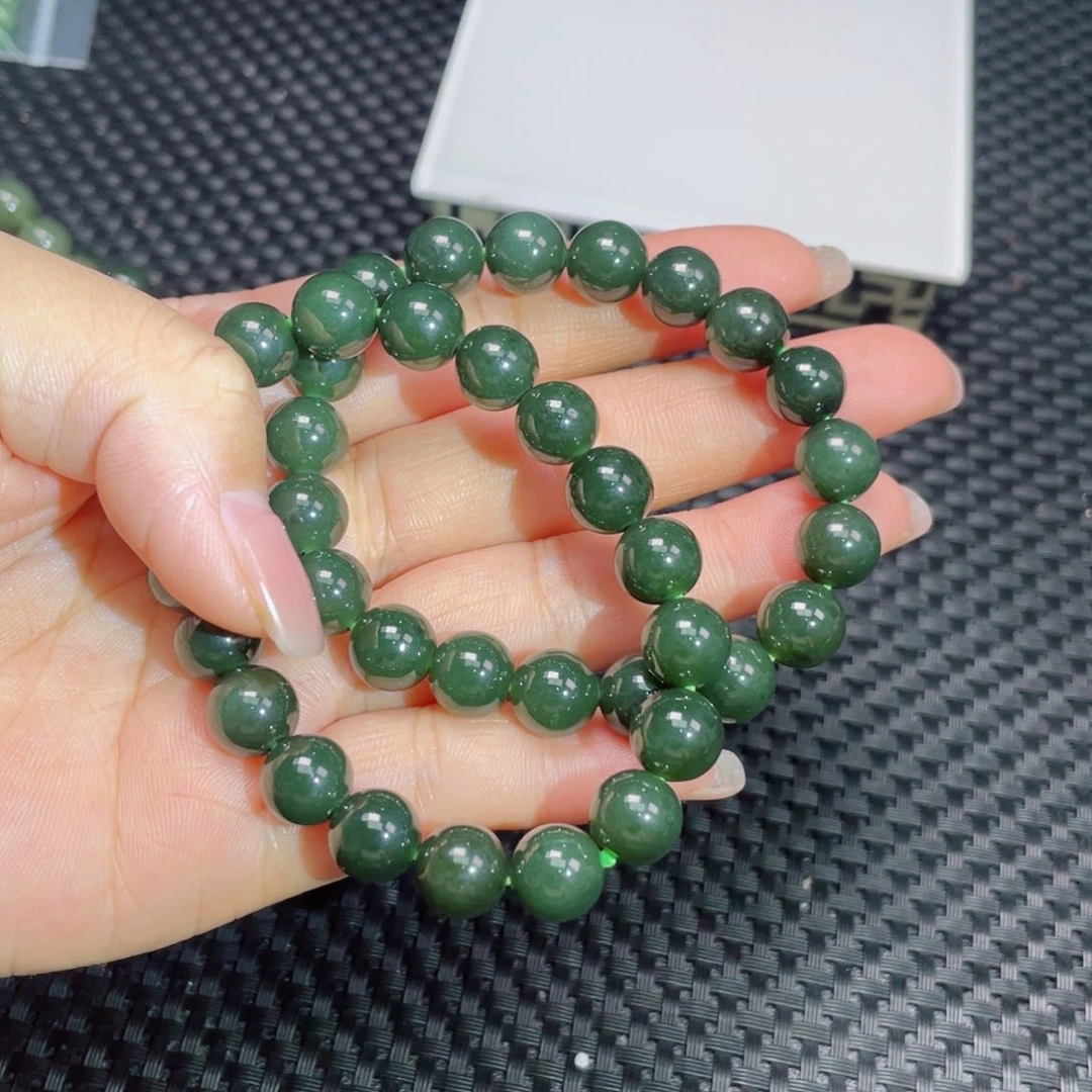 和田玉未镶嵌颈饰卡10福利手串