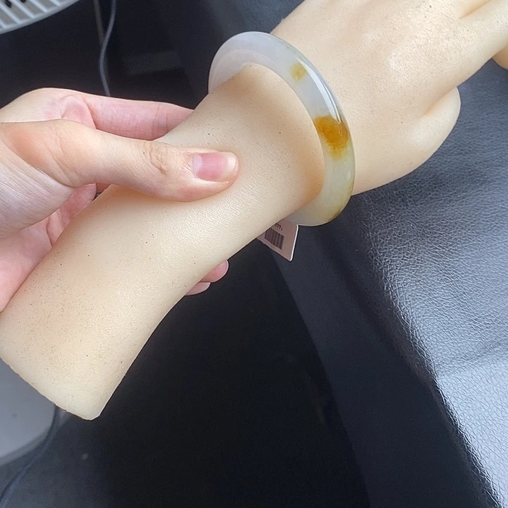 翡翠手镯未镶嵌52➕圆条