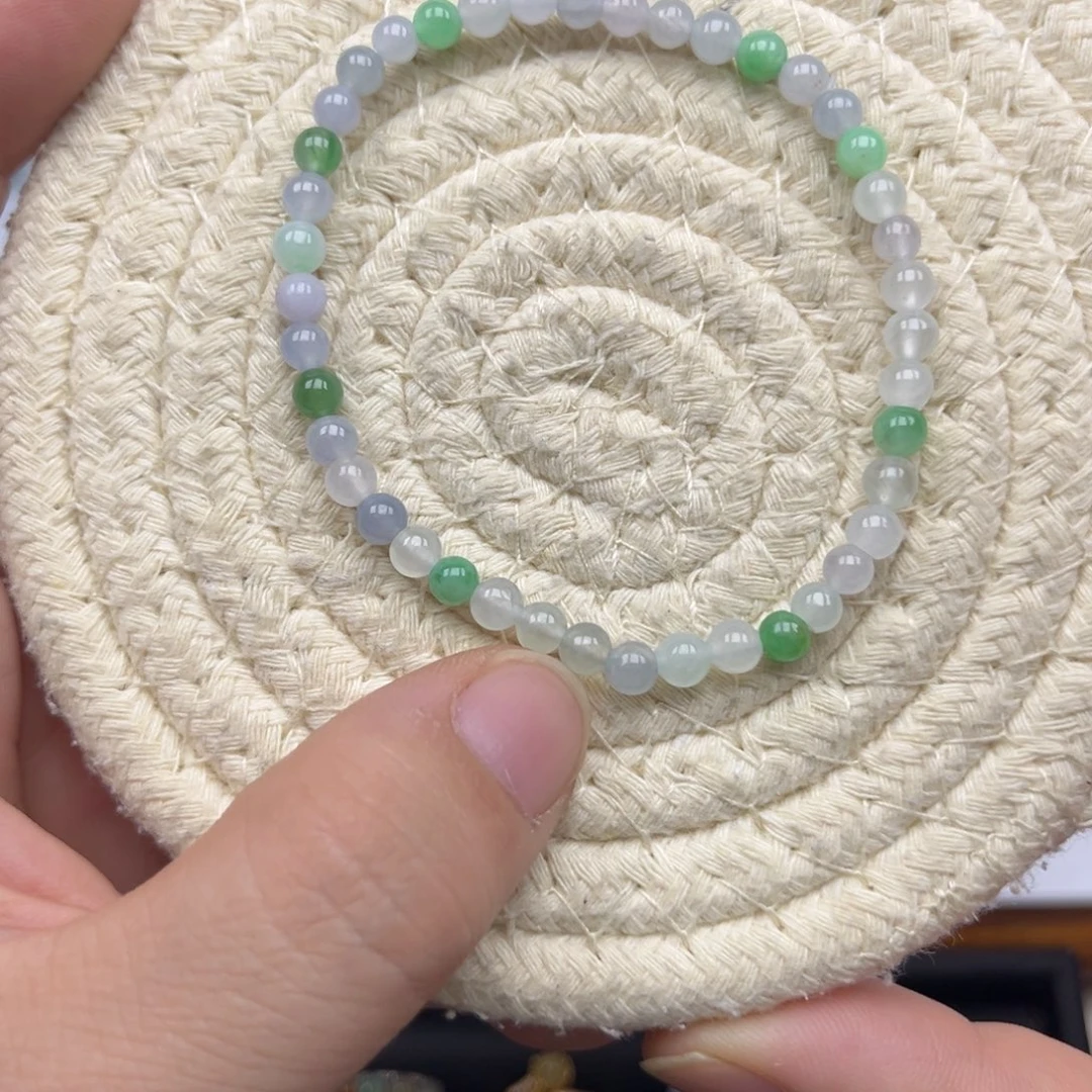 翡翠未镶嵌手链翡翠4.5