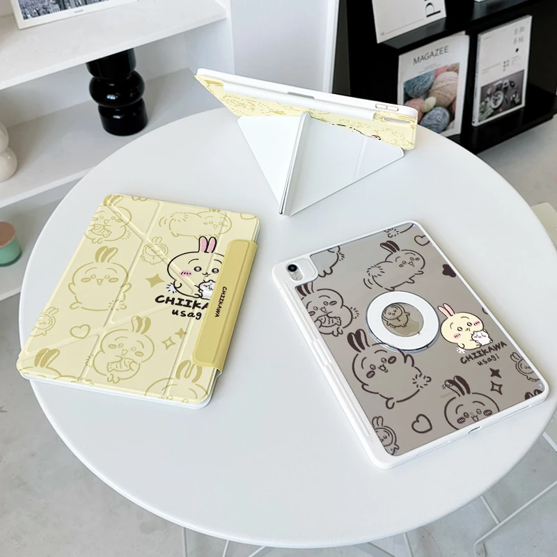 【磁吸分离y折x兔子】ipad pro2024保护套air7华为11.5S平板壳小米7