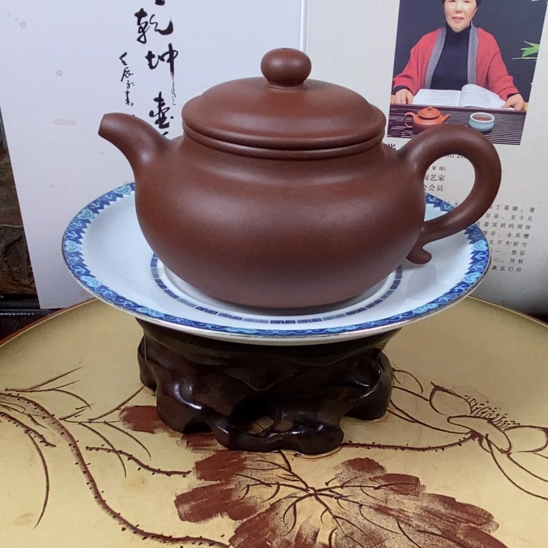 紫砂茶壶全手底槽清老母亲制作280