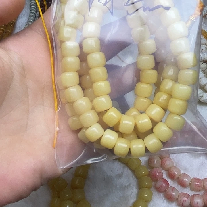 青***墨驼骨手串/手链驼牙1.2安化108