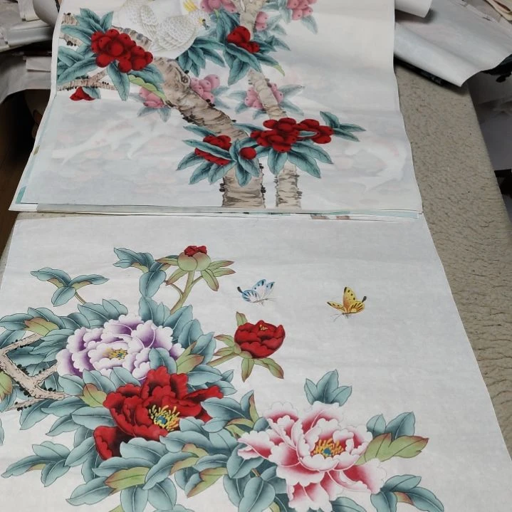 时***班国画国画花鸟花鸟国画