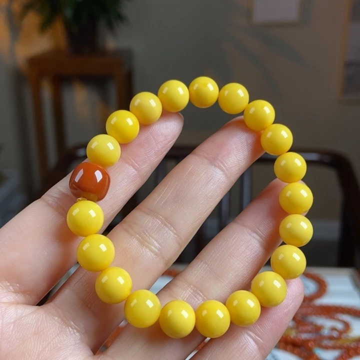 琥珀手链未镶嵌蜜蜡手串9
