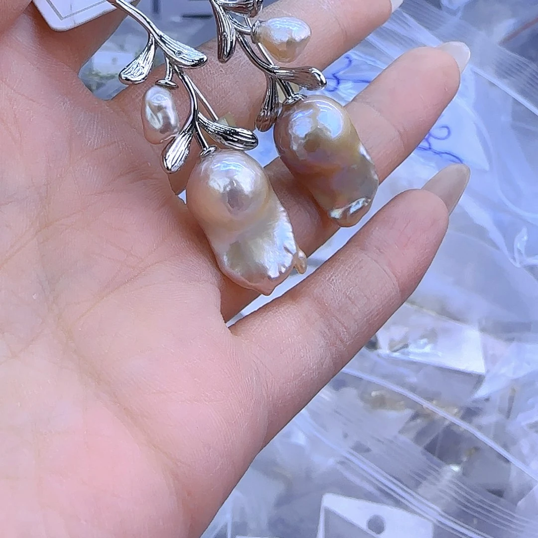 银S925镶嵌项链定制251淡水珍珠