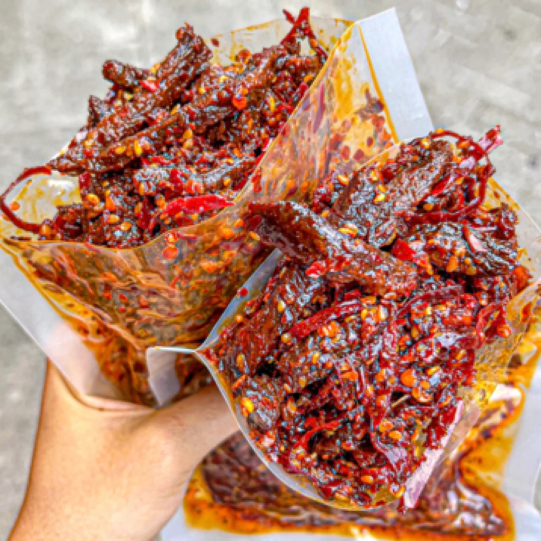 麻辣/五香（请备注口味）牛肉净含量100g（2两）