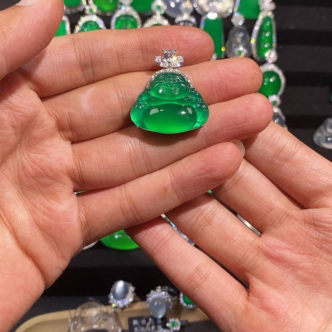 银S925镶嵌吊坠玛瑙/玉髓