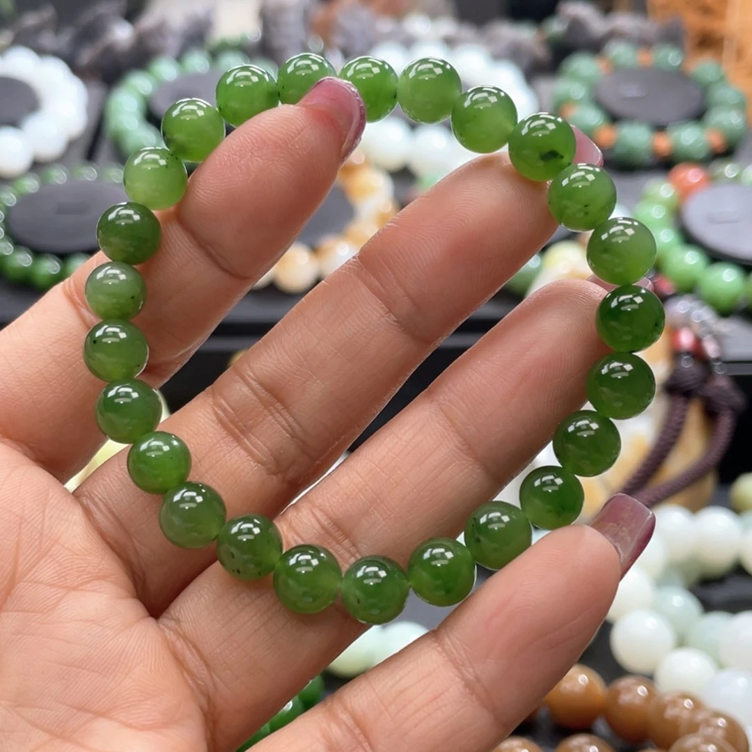 和田玉手串未镶嵌