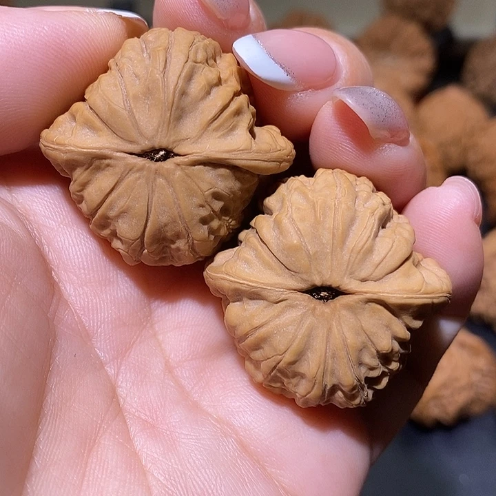 把件文玩核桃34乾隆磨手捻