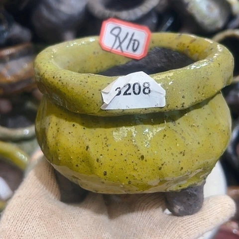 粗陶花盆手工花盆制作