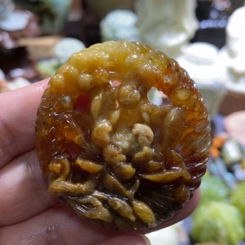 未镶嵌蛇纹石玉手把