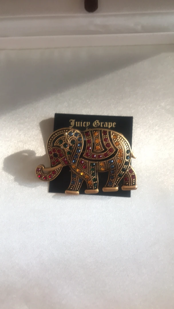 铜合金胸针 L【展会专享】橙妈推荐大象胸针