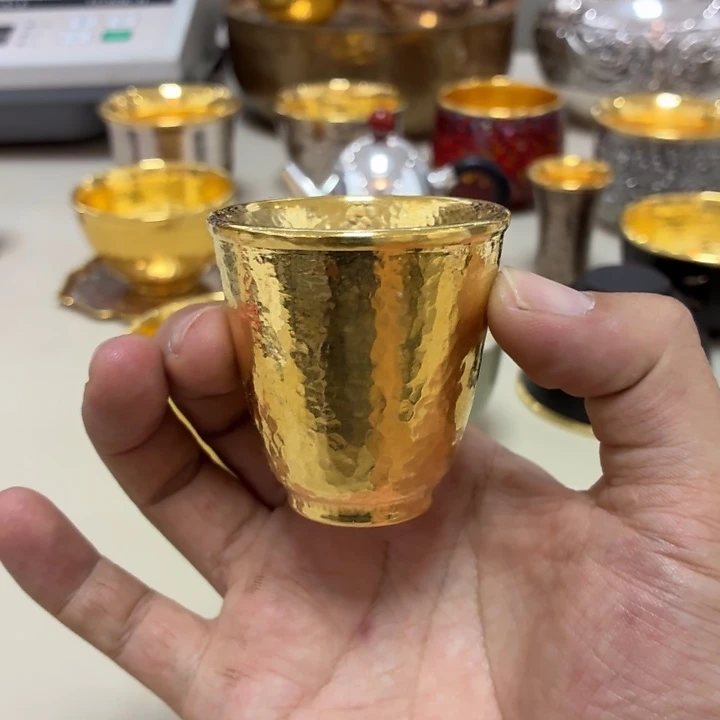 李小鹤里外金3克足金金杯