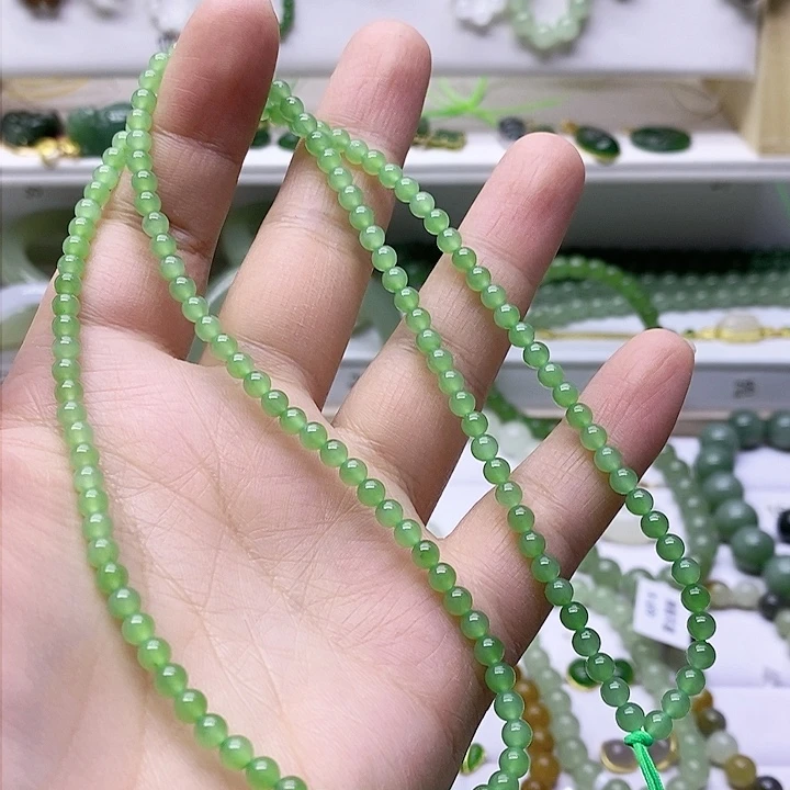 和田玉（碧玉）4项链未镶嵌