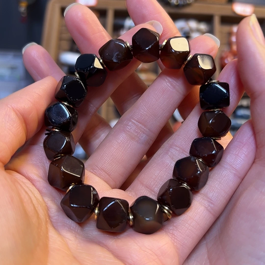 石英石纯铜手串儿