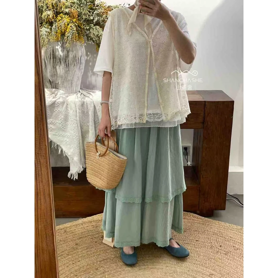 叨叨推荐款 SCS#9322#双层半裙 FL