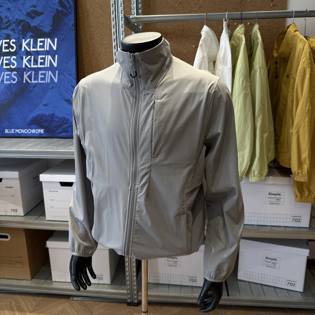 Lu感简约立领2025夏季纯色舒适防晒衣运动防晒服宽松休闲薄款夹克