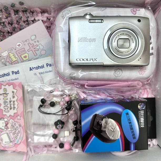 9新 Nikon/尼康 尼康a100 2000万像素5倍变焦 配件齐全