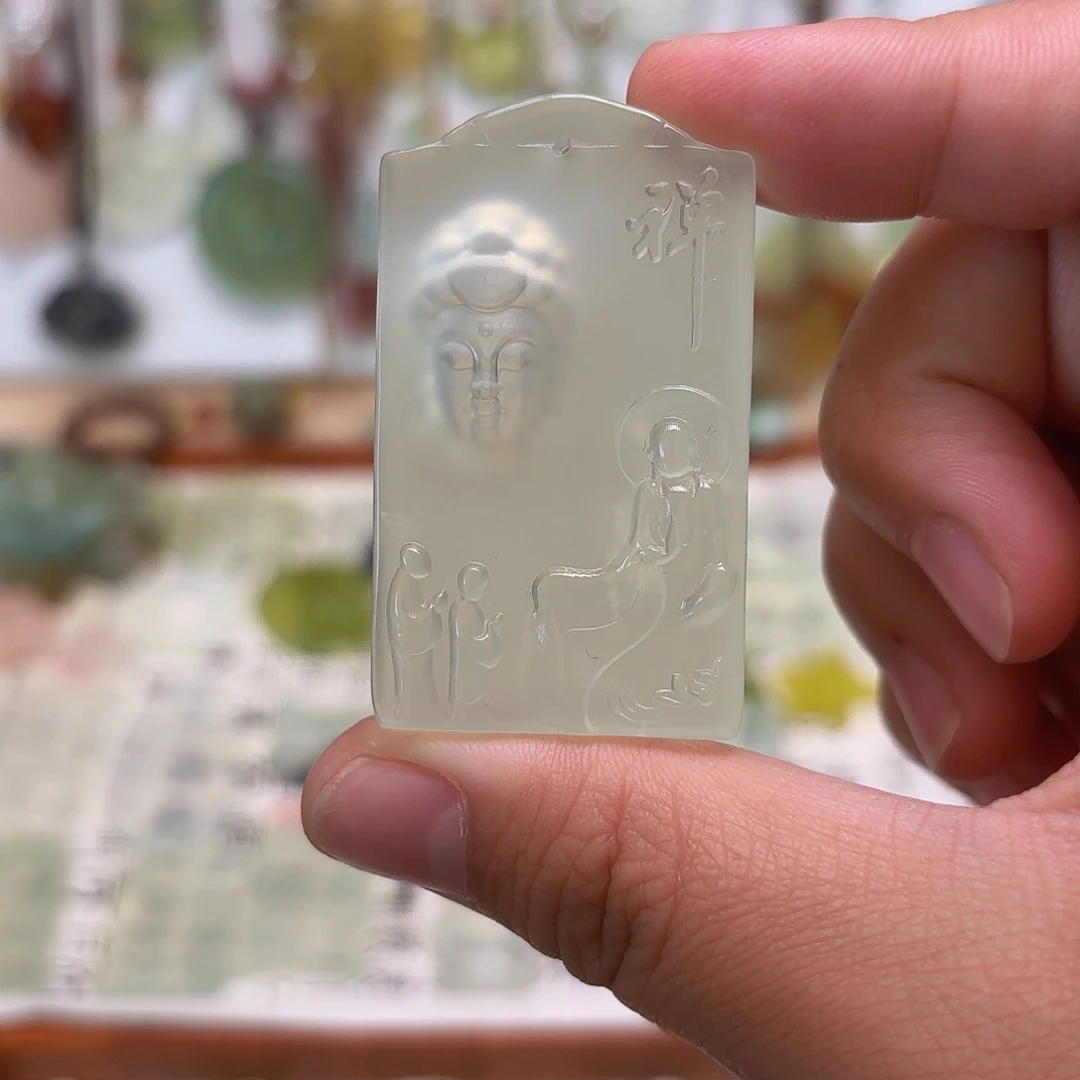 蛇纹石玉合金颈饰