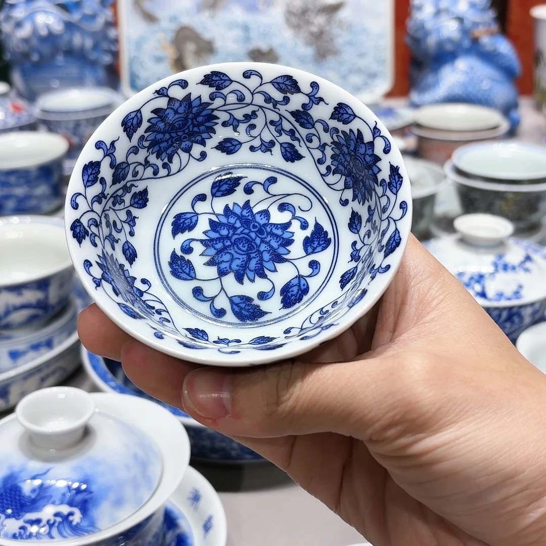 盖碗景德镇高温茶具