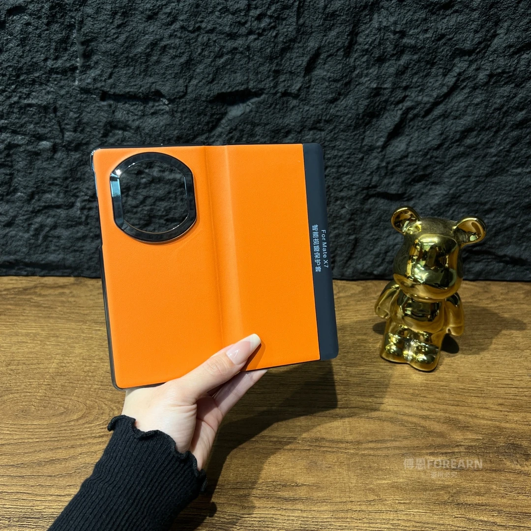 适用于华为matex7手机壳折叠屏x7翻盖DEL-AL20保护套智能全包防摔