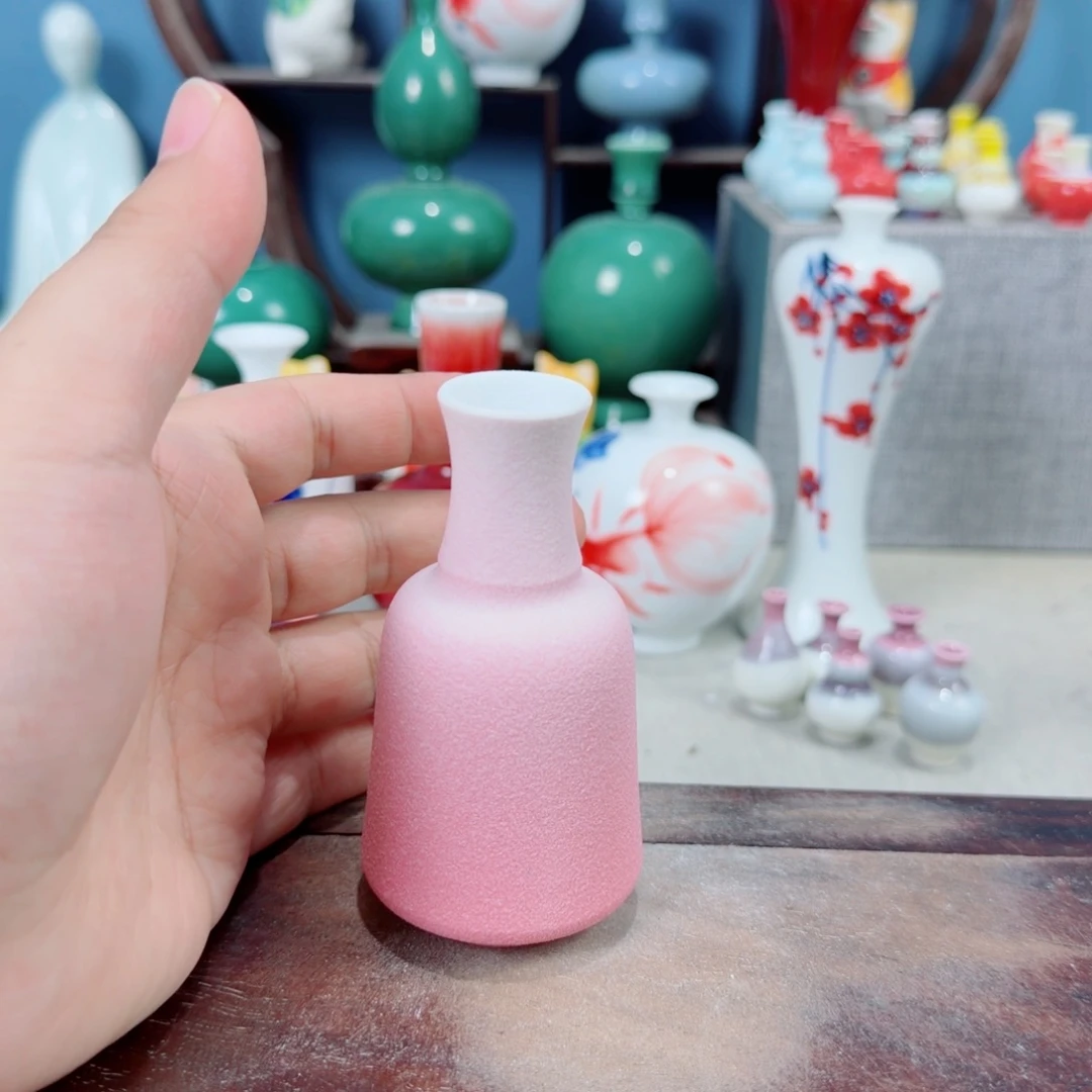 陶瓷手工小花器摆件