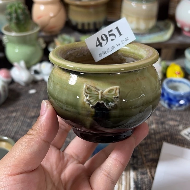 口6 手工花盆满30包邮