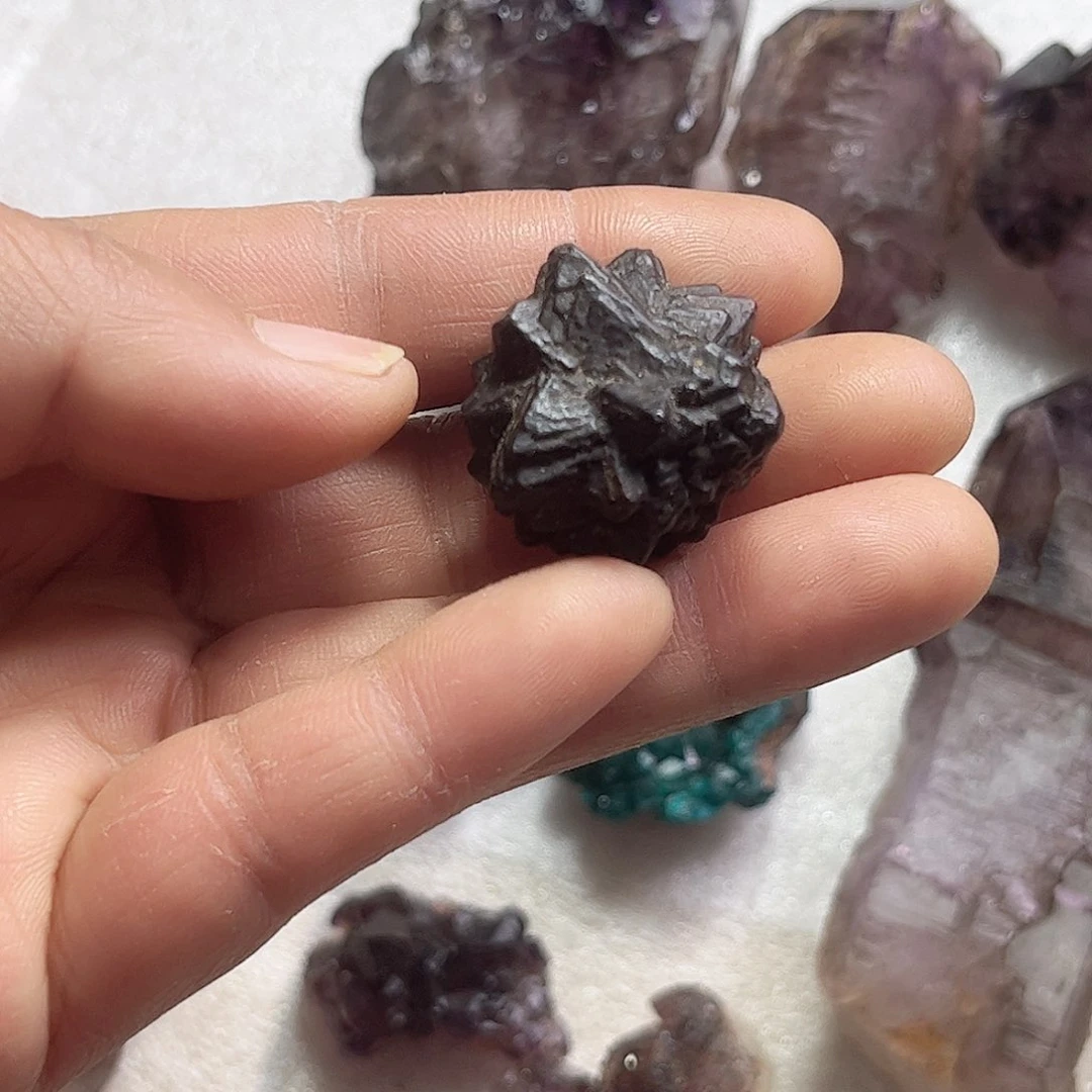 水晶天然水晶原石未镶嵌蘑*