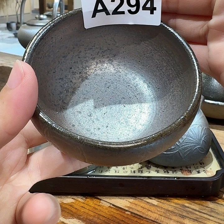 坭兴陶柴烧全手工原矿泥料杯