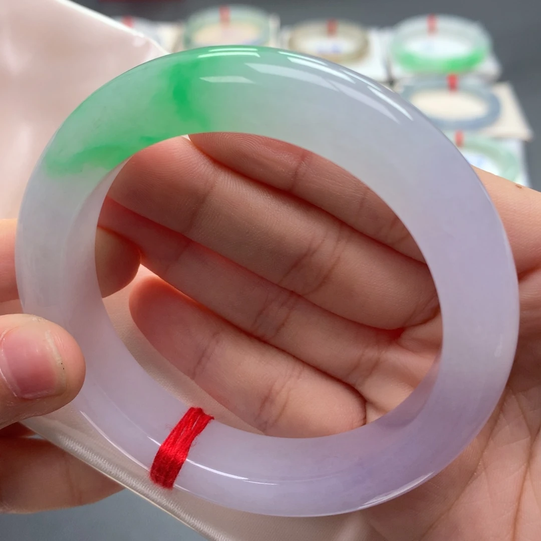 翡翠未镶嵌手镯33号