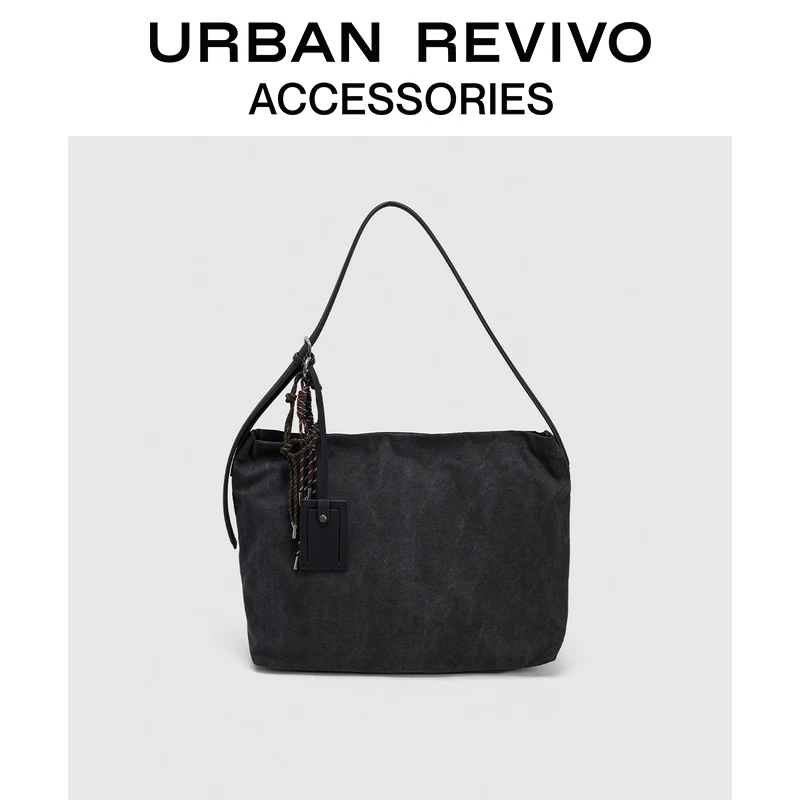 URBAN REVIVO2025夏季新款男士时尚绳子装饰斜挎包UAMB50049