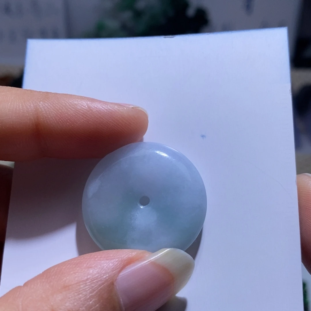 翡翠未镶嵌吊坠(不含链)平安扣